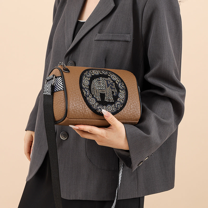 Brown Lush Sling Bag For Women