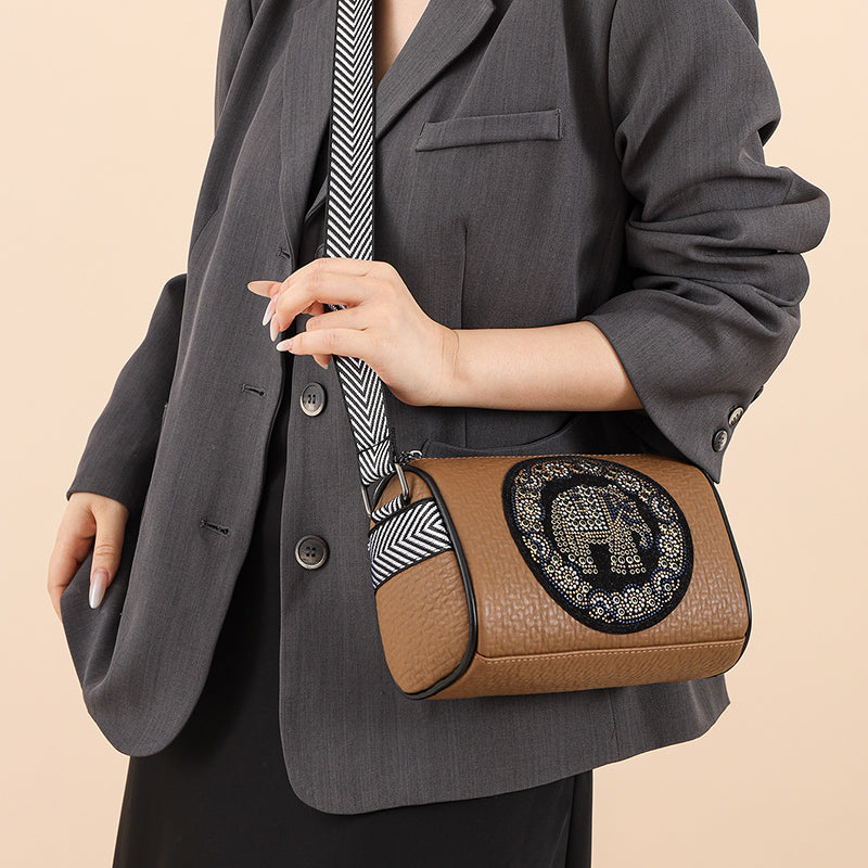 Brown Lush Sling Bag For Women