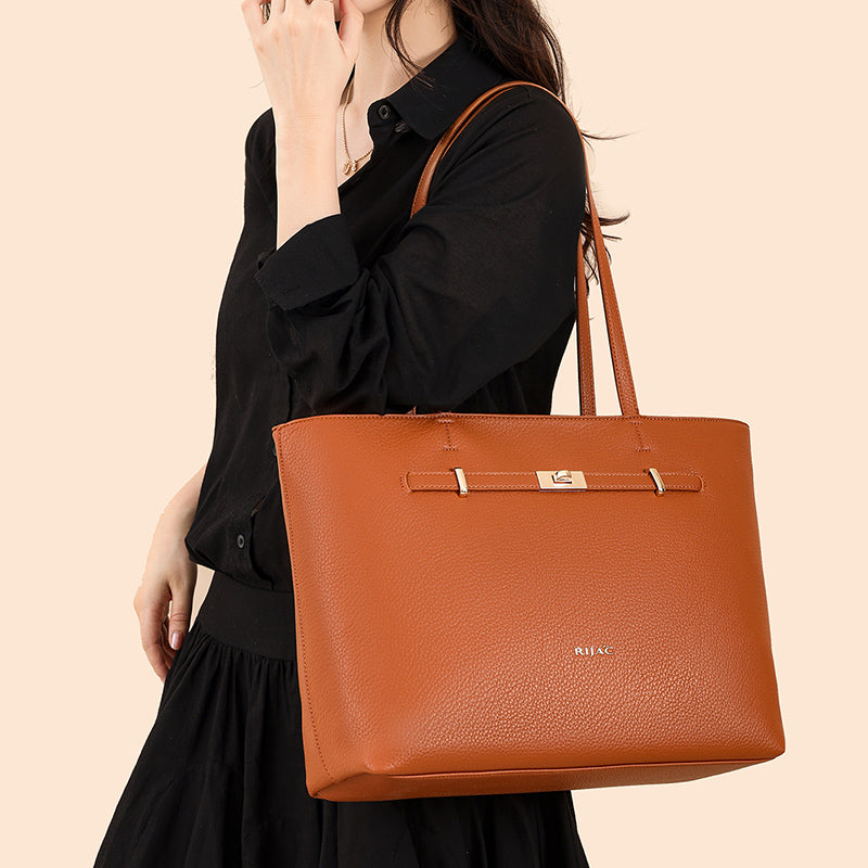 Brown Zelia Tote Bag