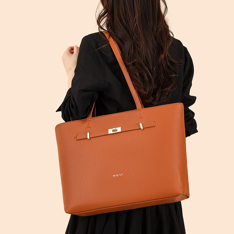 Brown Zelia Tote Bag