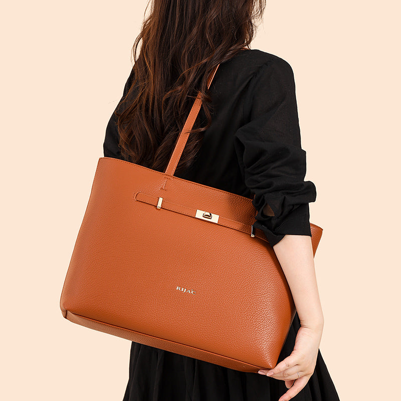Brown Zelia Tote Bag
