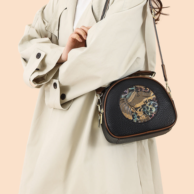 Black Xari 2 Zipper Sling Bag