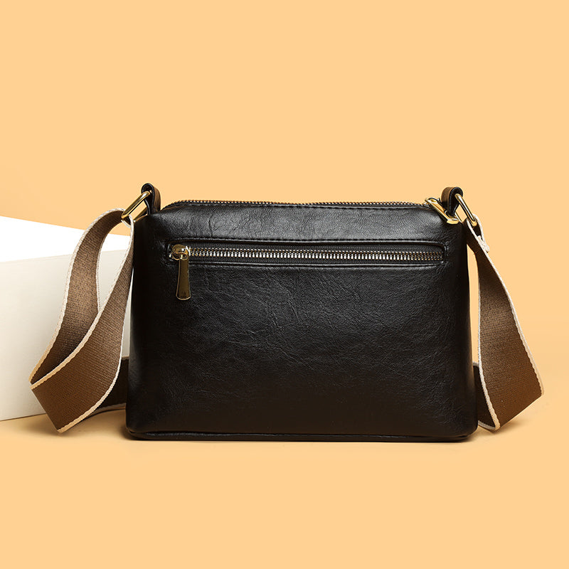 Maroon Vuma 3 Zipper Sling Bag