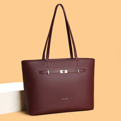 Maroon Zelia Big Tote Bag