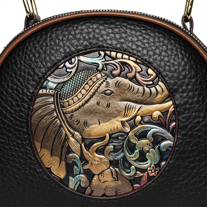 Brown Xari 2 Zipper Sling Bag