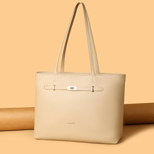 Beige Zelia Big Tote Bag