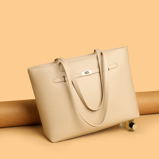 Beige Zelia Big Tote Bag
