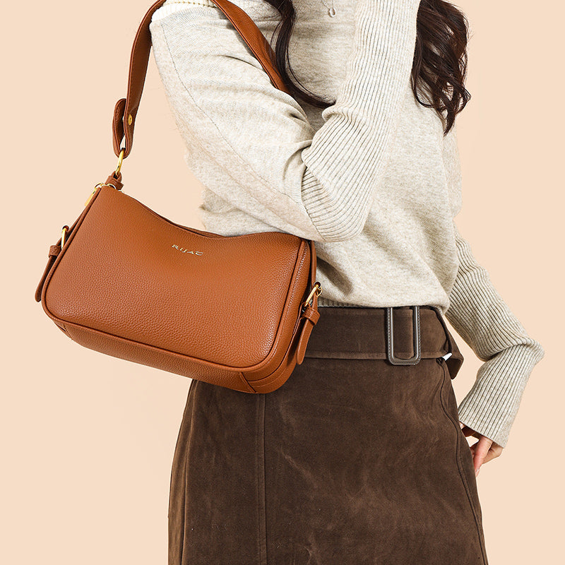Tan Mavi 2 Zipper Sling Bag