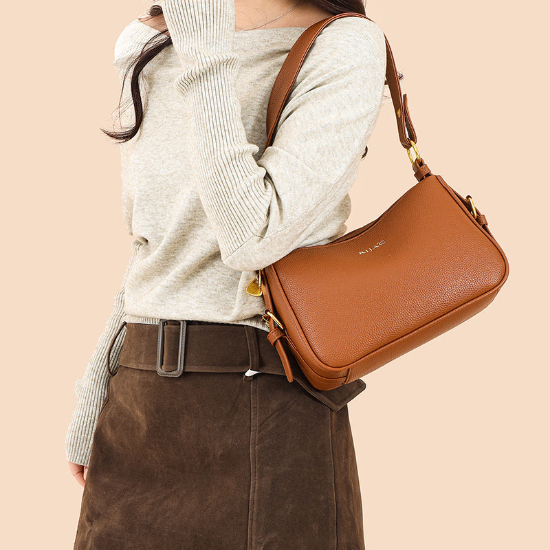 Tan Mavi 2 Zipper Sling Bag