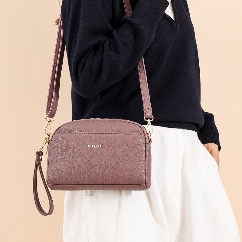 Pink Zeru 2 Zipper Sling Bag