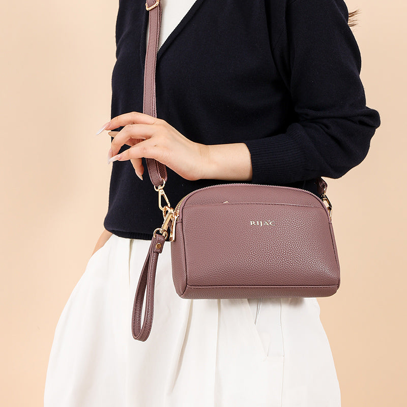 Pink Zeru 2 Zipper Sling Bag