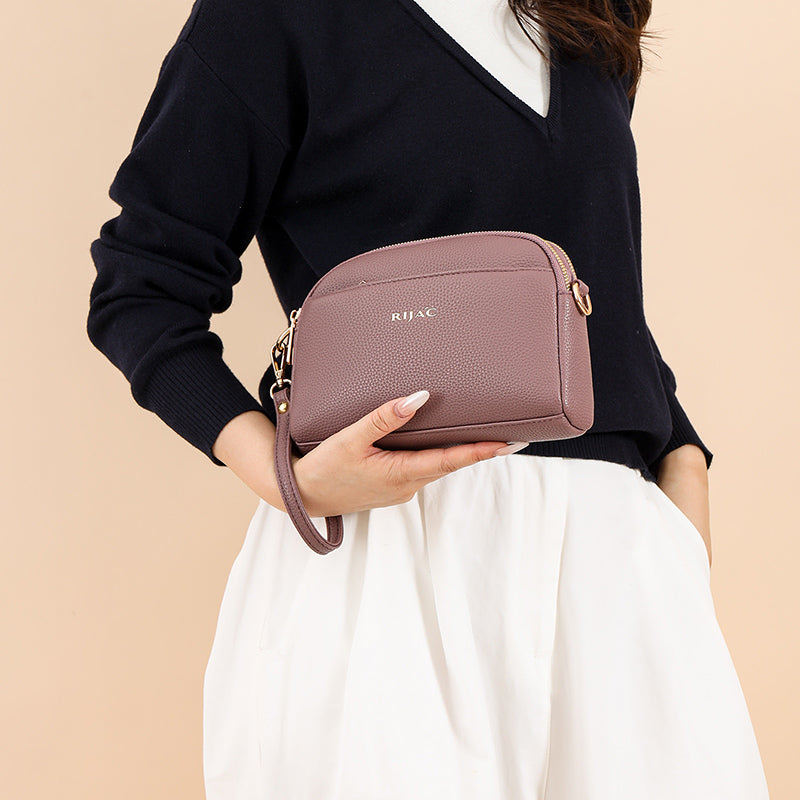 Pink Zeru 2 Zipper Sling Bag