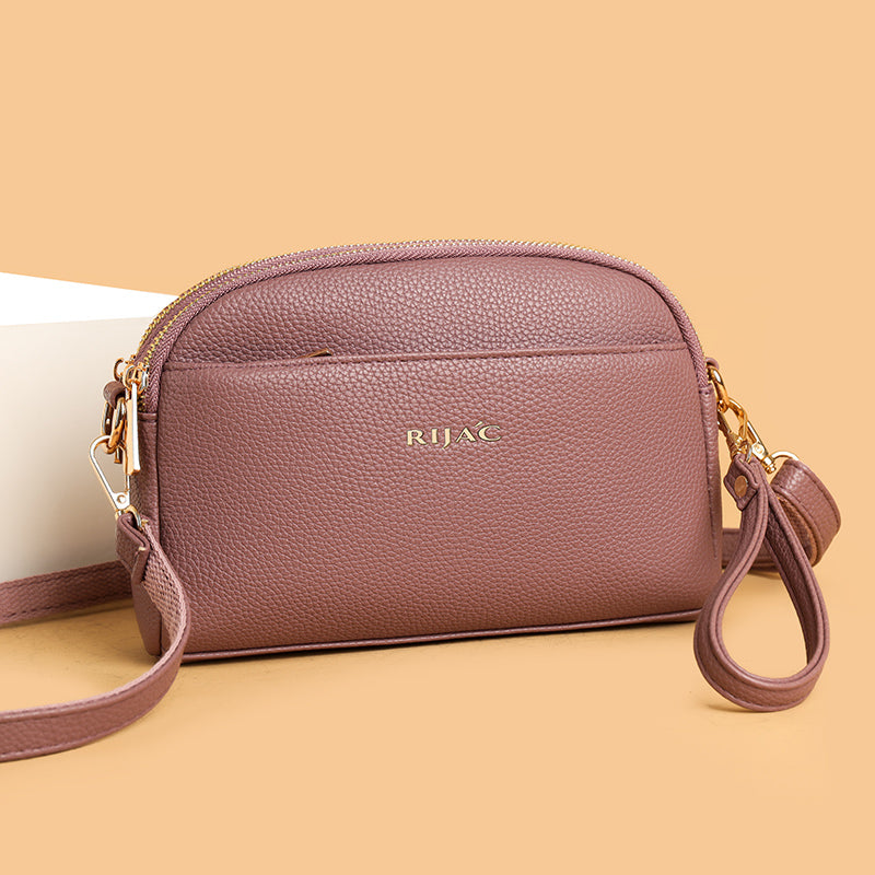 Pink Zeru 2 Zipper Sling Bag