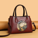 Maroon 2 Zipper Kirae Handbag