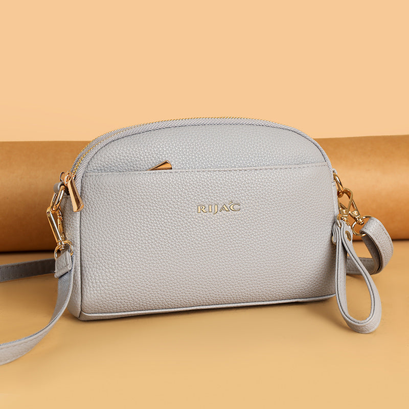 Grey Zeru 2 Zipper Sling Bag