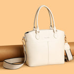 White Vexo Top Handle Handbag
