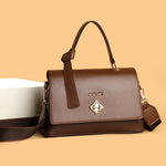 Brown Orvi 2 Compartment Flap Sling Bag