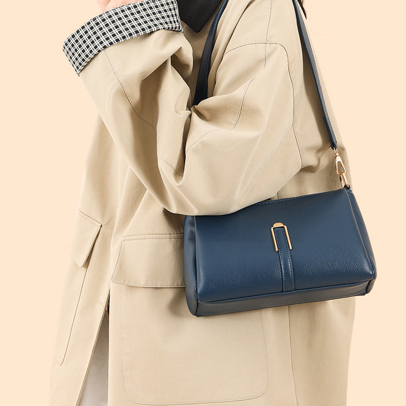 Blue 3 Compartment Ziri Sling Bag