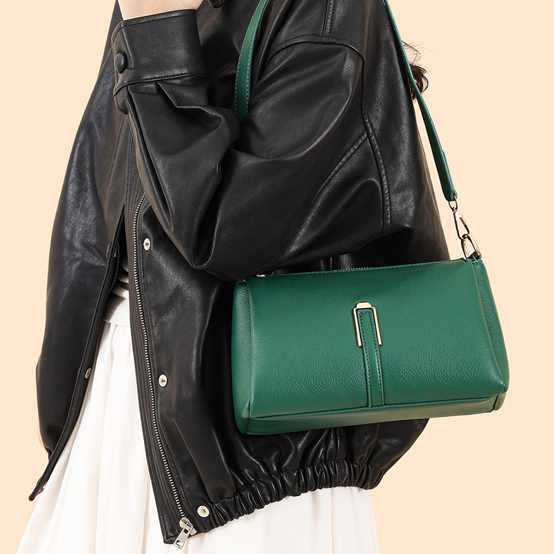 Green 3 Compartment Ziri Sling Bag