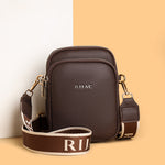 Brown Nelo 3 Zipper Phone Sling Bag