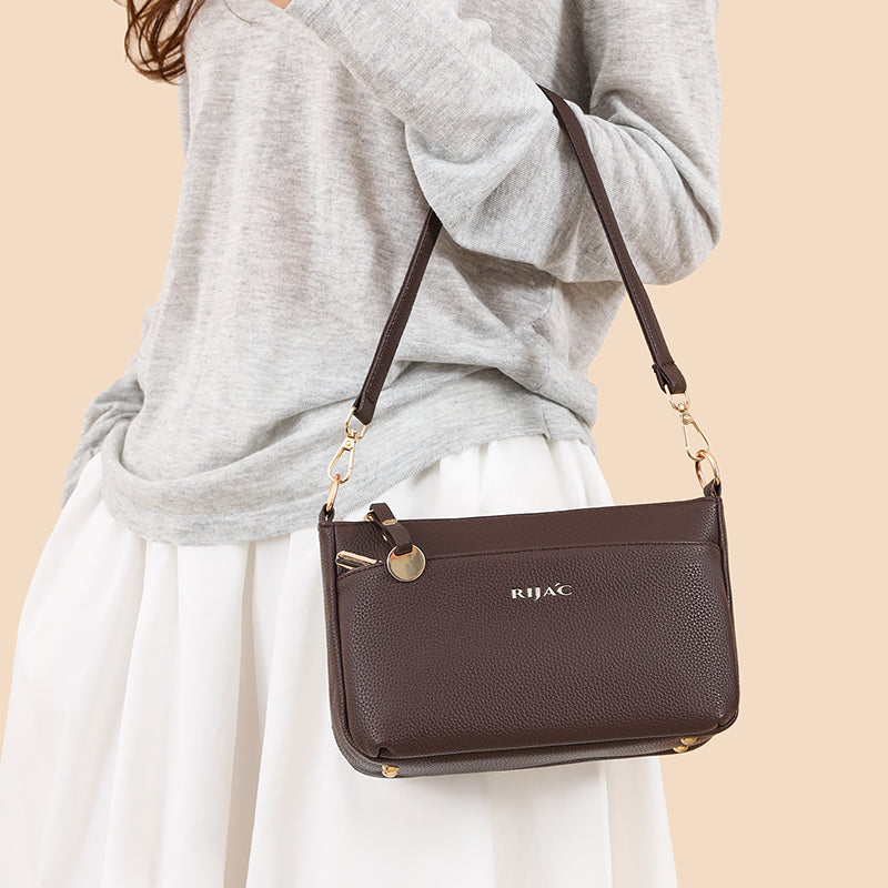 Brown Vena Sling Bag