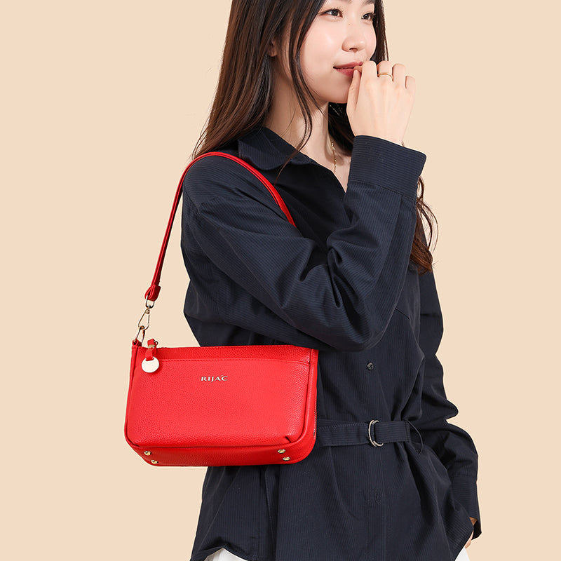 Red Vena Sling Bag