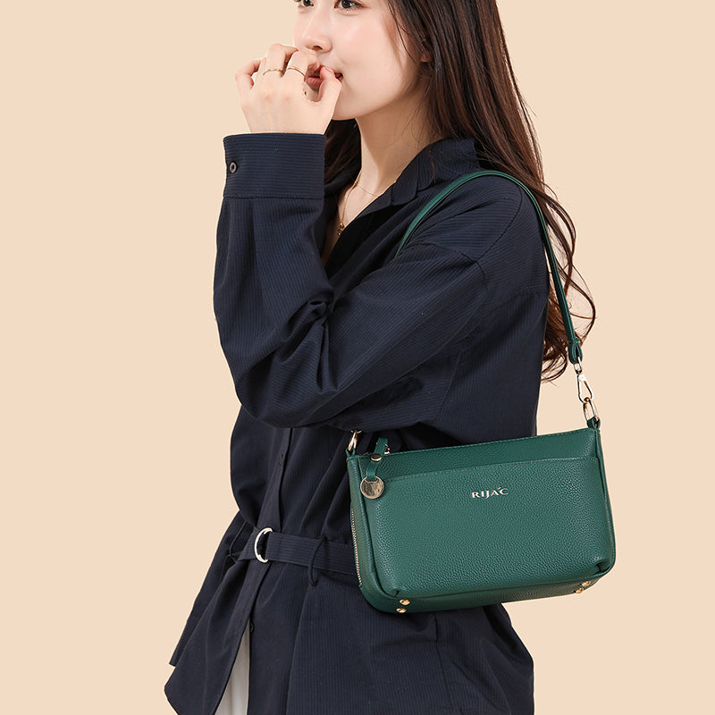 Green Vena Sling Bag