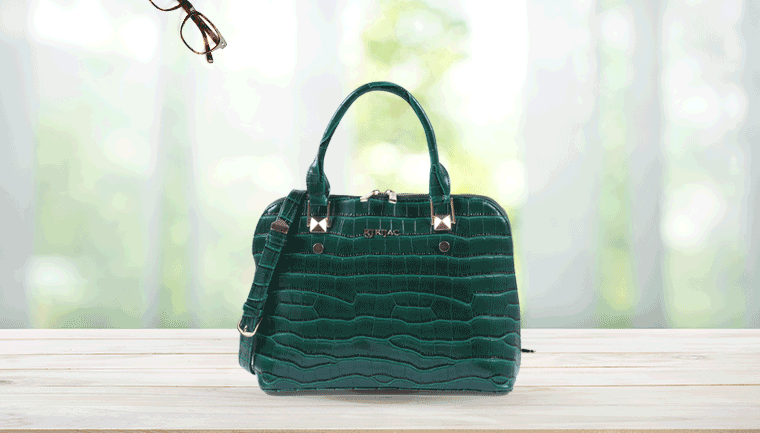 Green CrossBody handbag