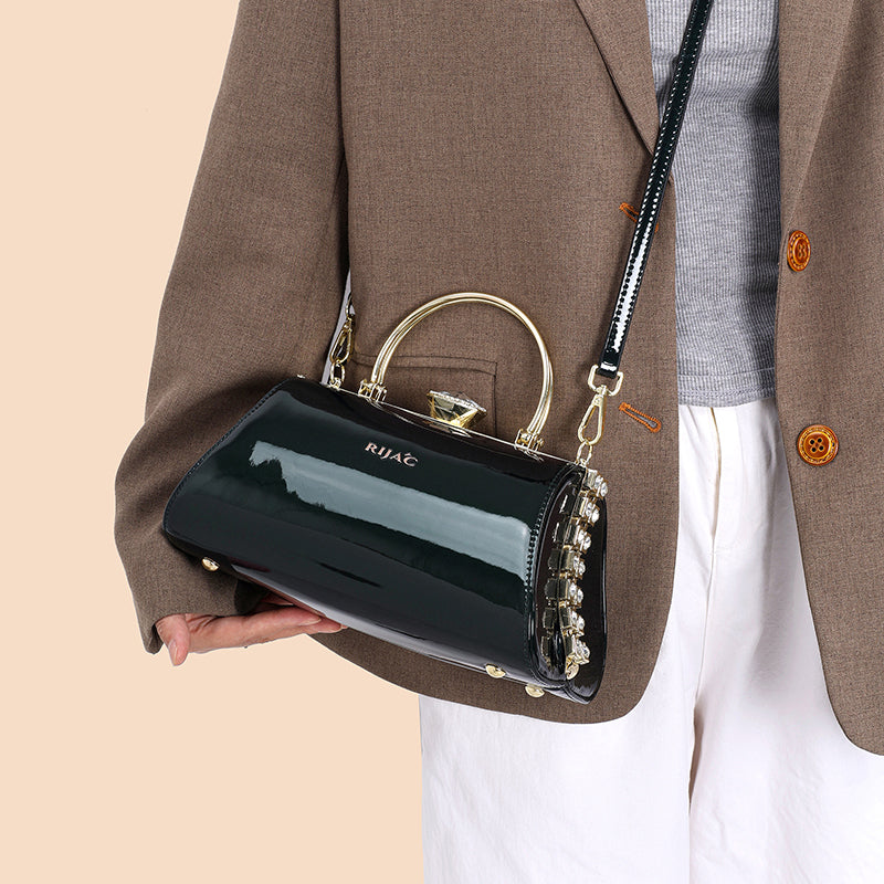 Green Romi Party Clutch Sling