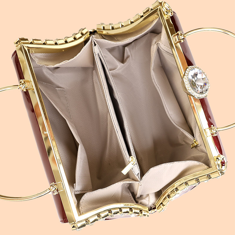 Green Romi Party Clutch Sling