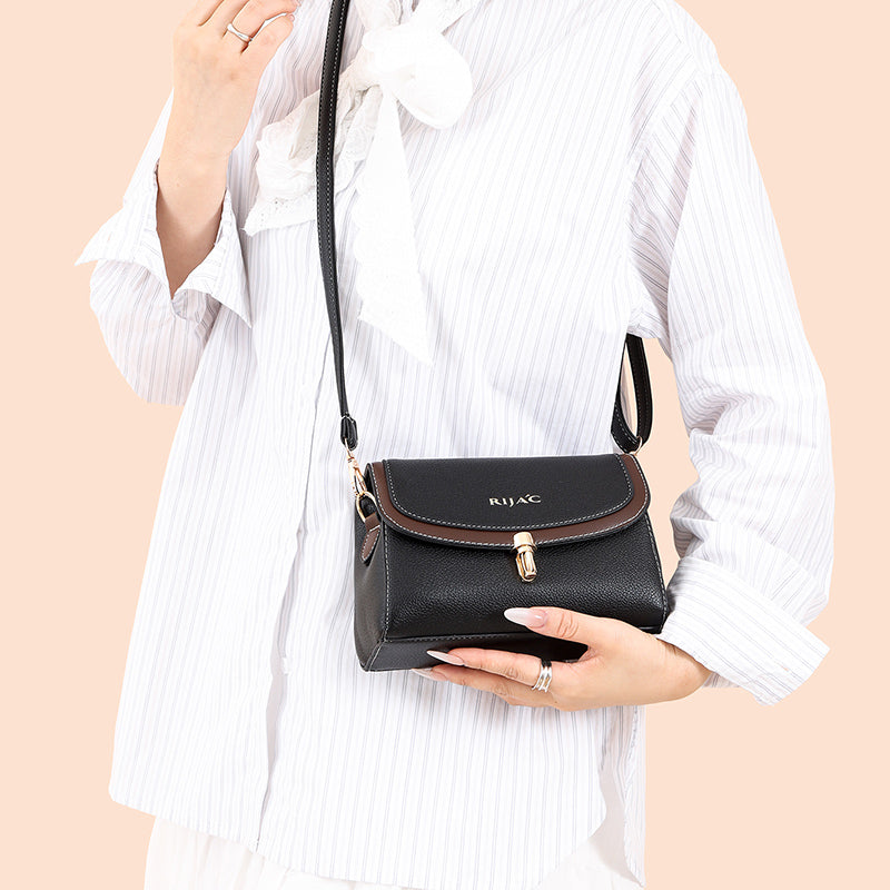 Black Flaire Sling Bag
