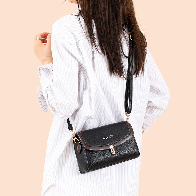 Black Flaire Sling Bag