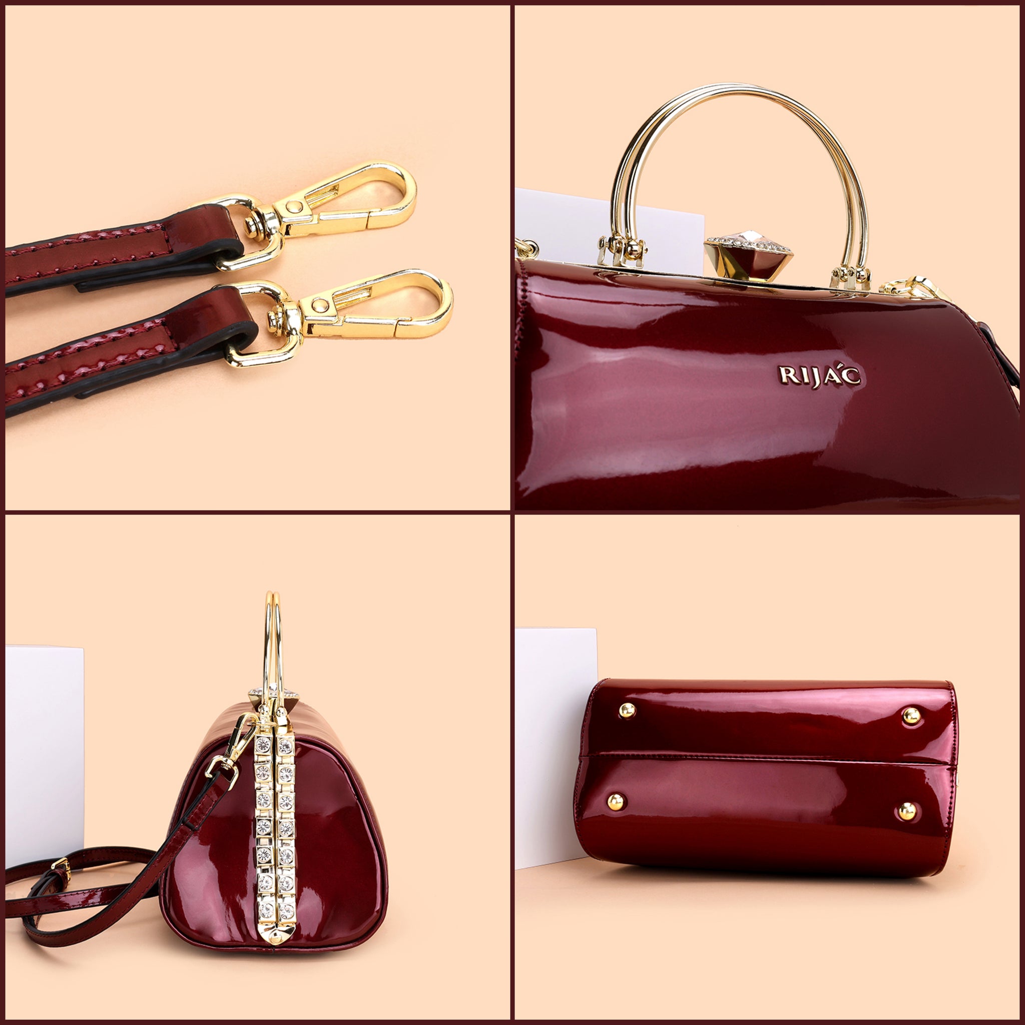 Green Romi Party Clutch Sling