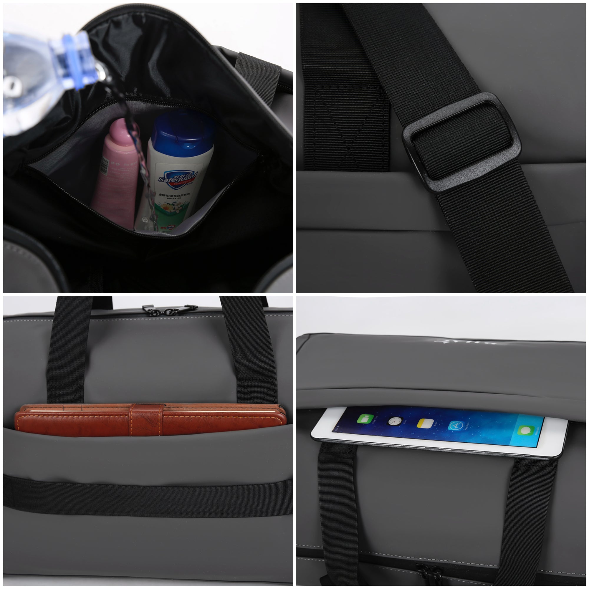 Gray Avra Duffle Bag 40L