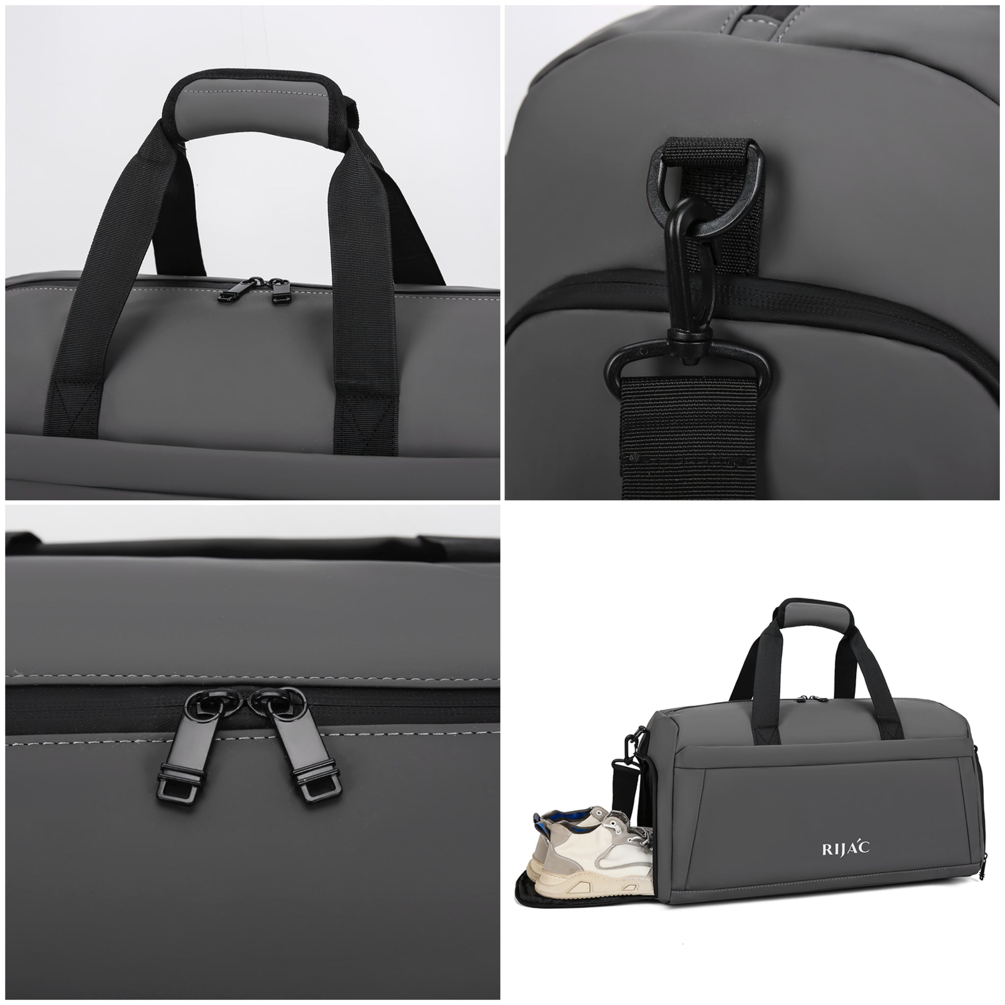 Gray Avra Duffle Bag 40L