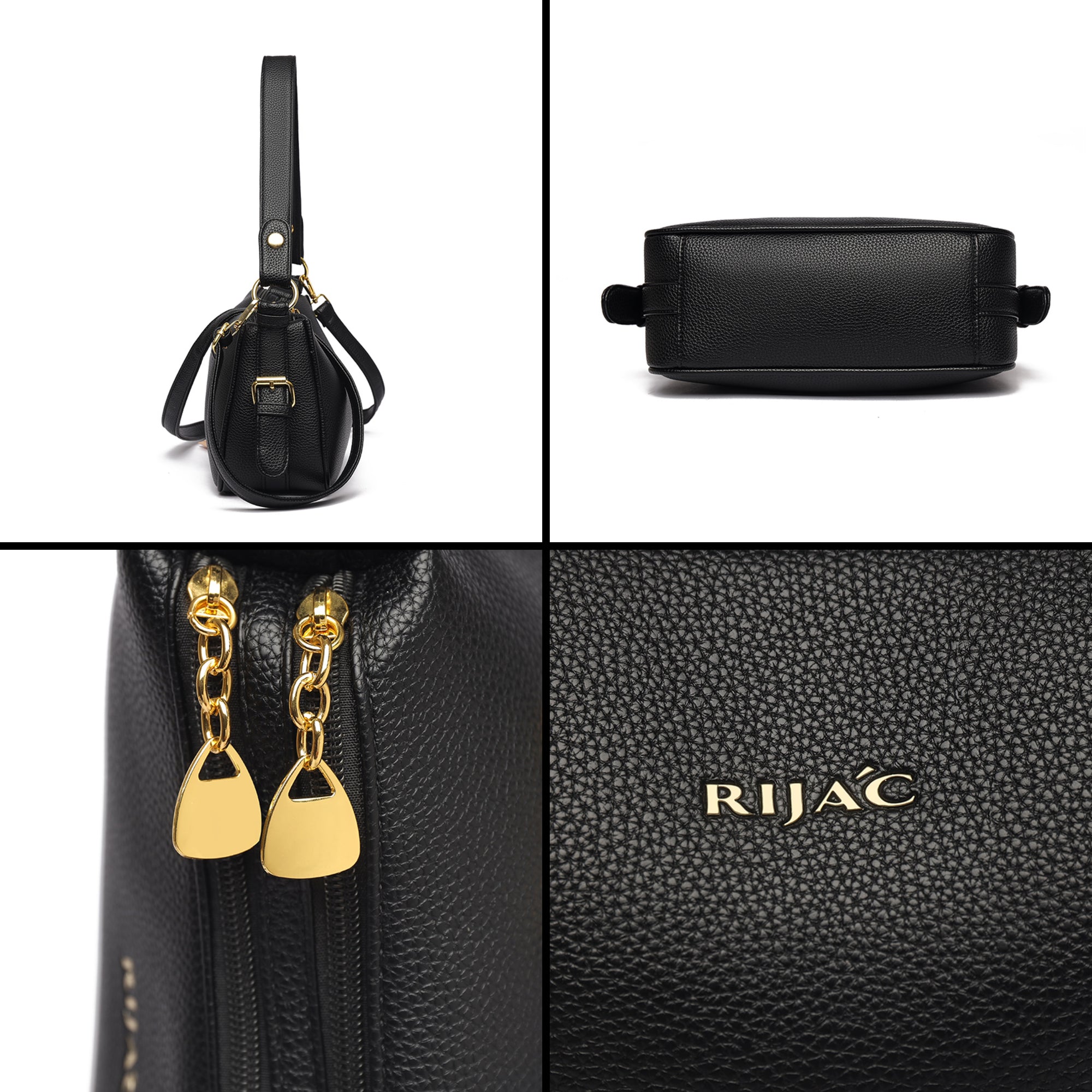 Beige Mavi 2 Zipper Sling Bag