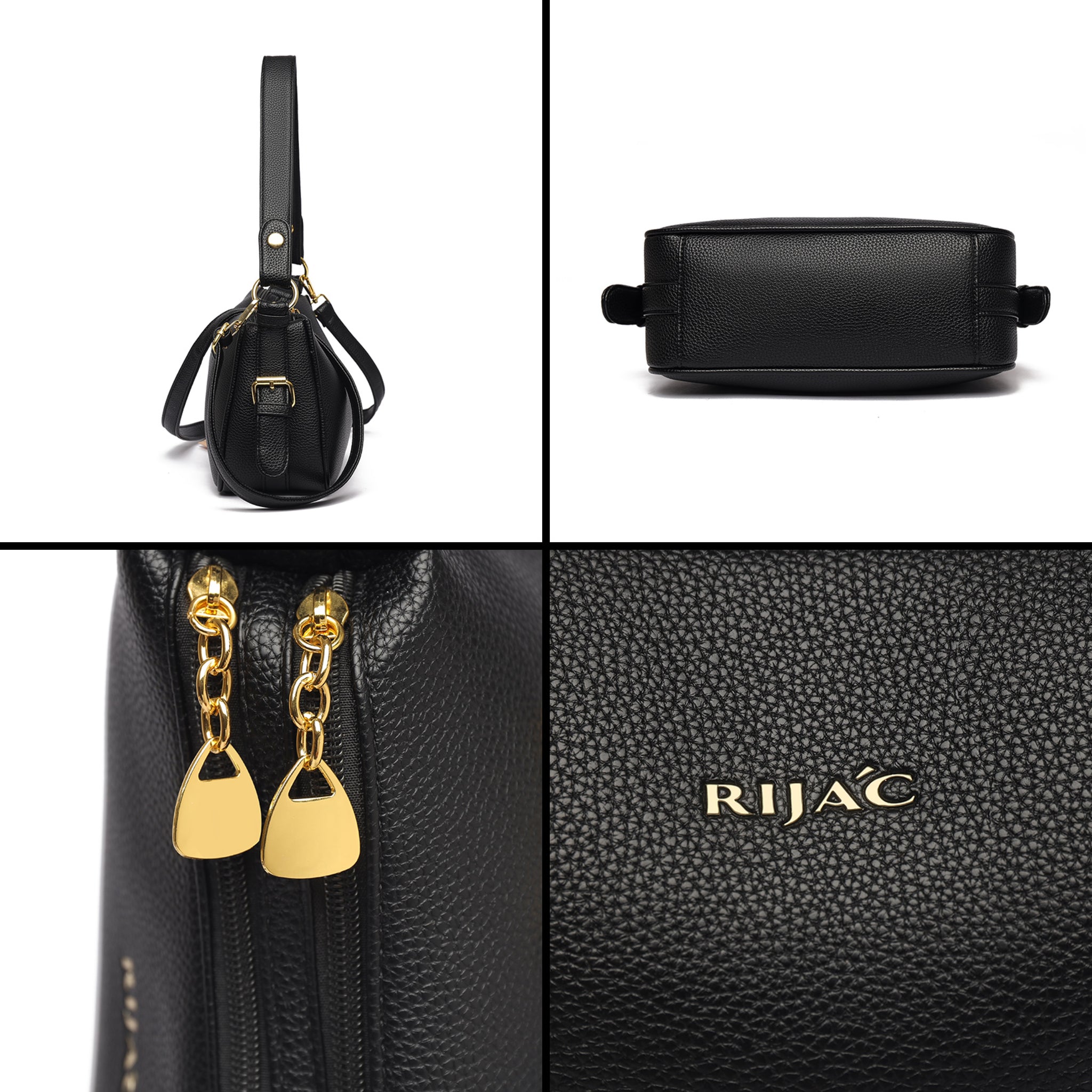 Beige Mavi 2 Zipper Sling Bag