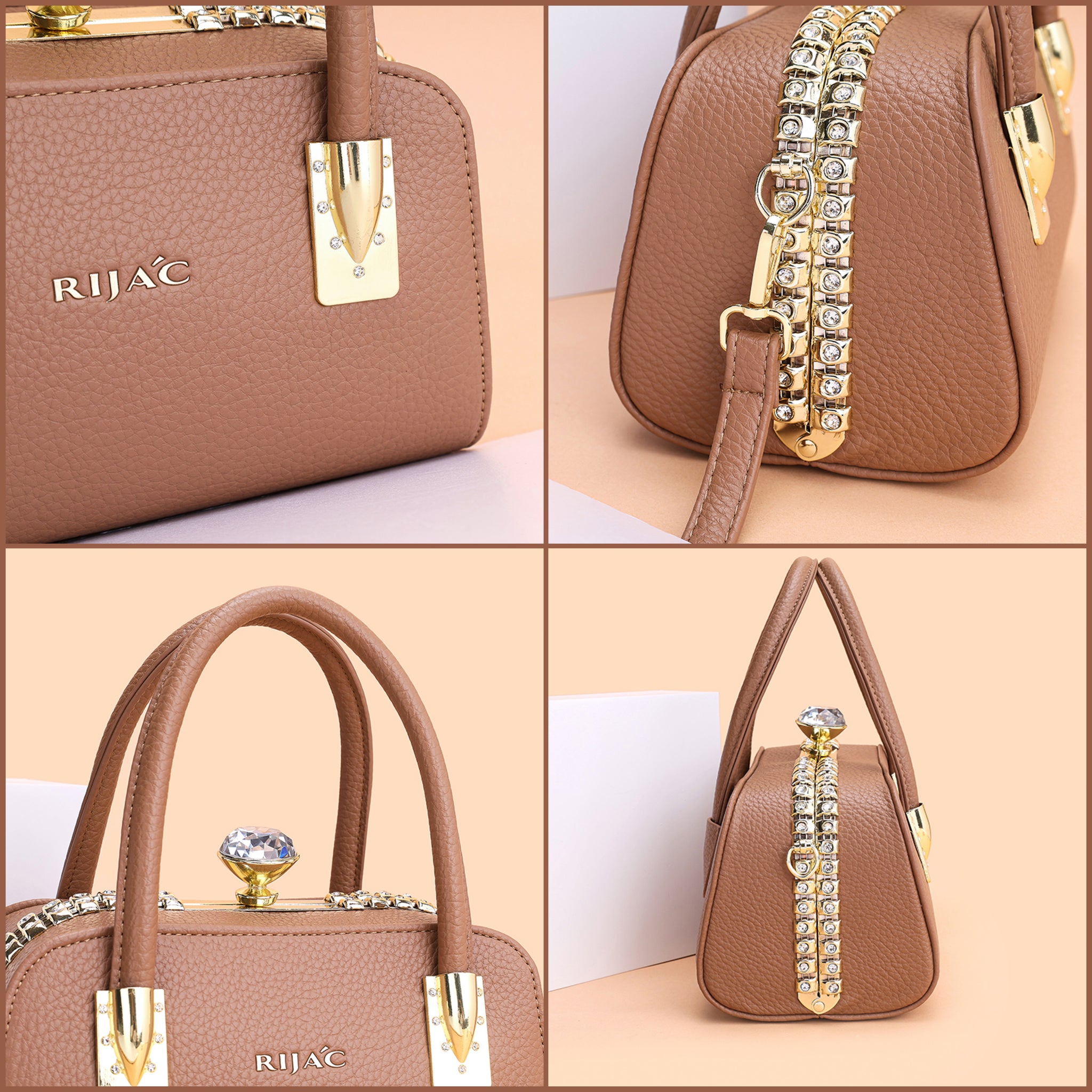 Brown Nisa Party Sling Bag