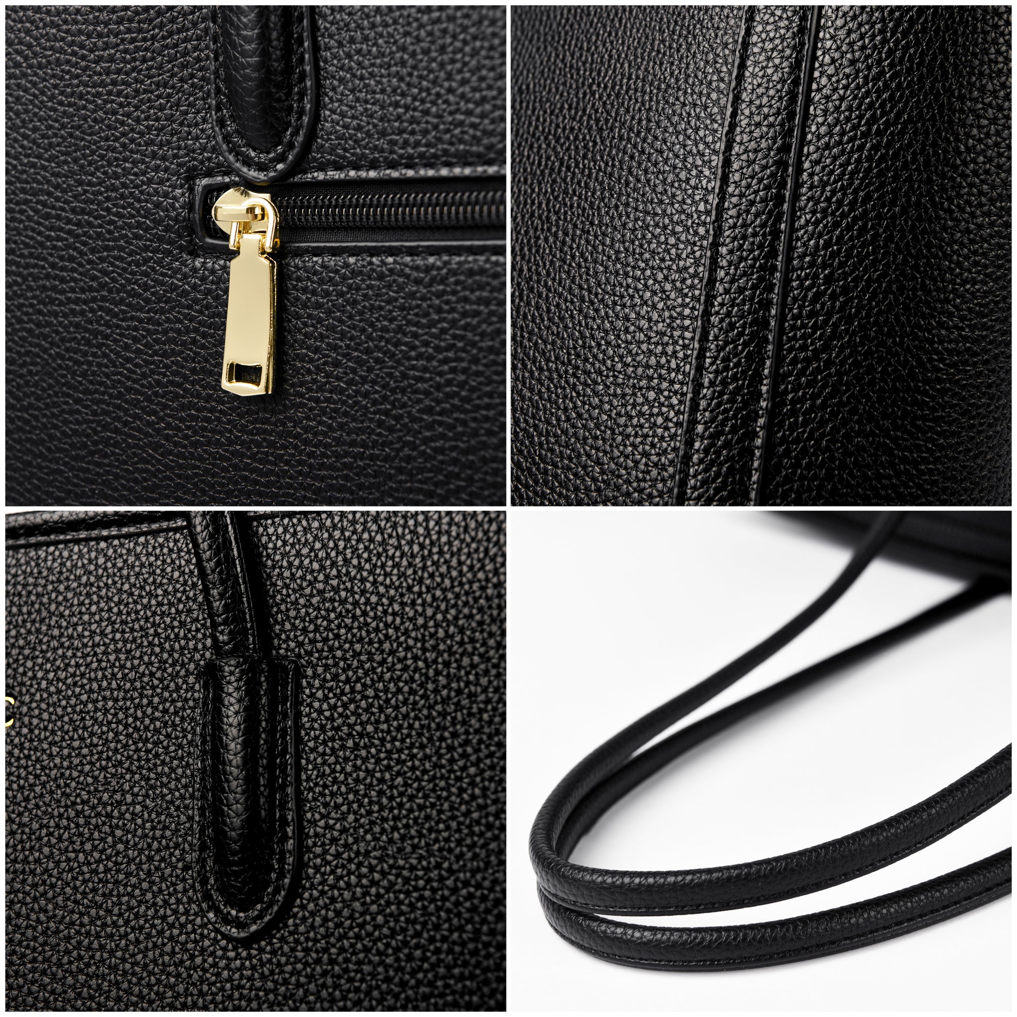 Black Ovia Tote Bag