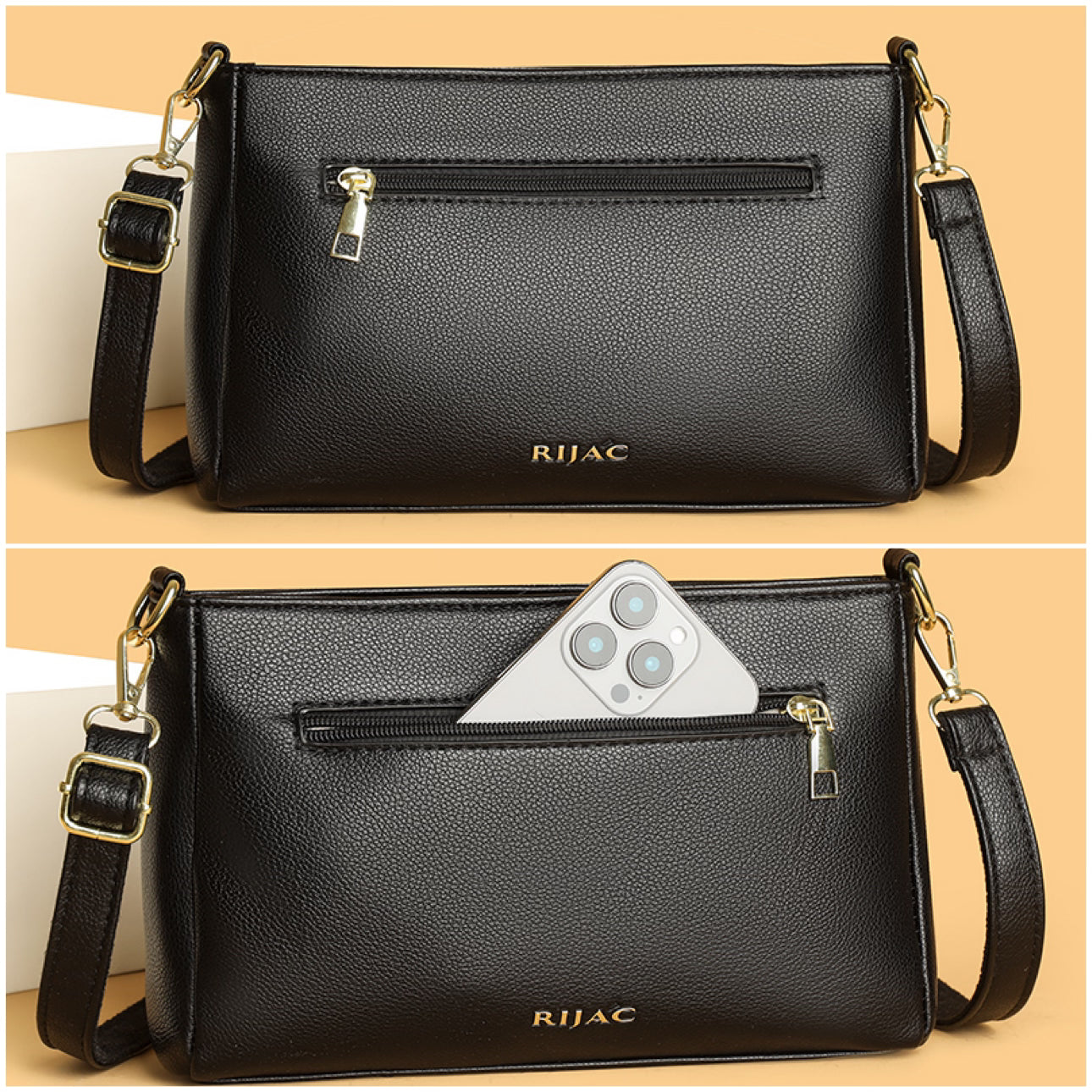 Brown Vena Sling Bag